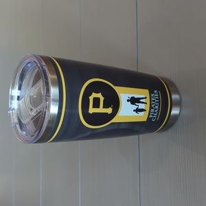 NWOT Pittsburgh Pirates Charities Black & Gold Insulated Travel Tumbler 20oz